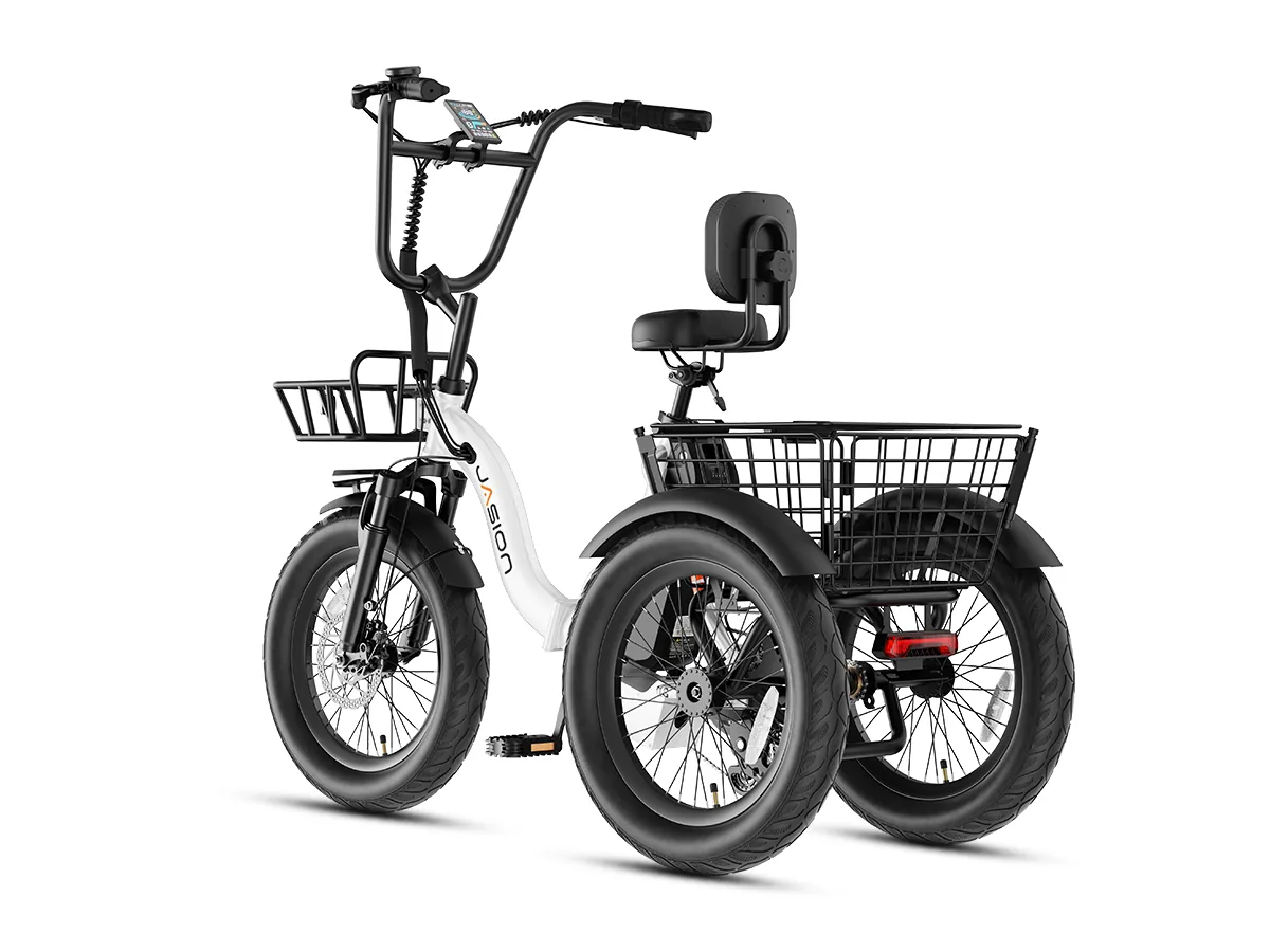 View photo: Jasion JT18 Electric Trike in White