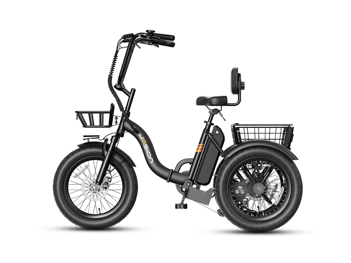 Jasion JT18 Electric Trike in Black
