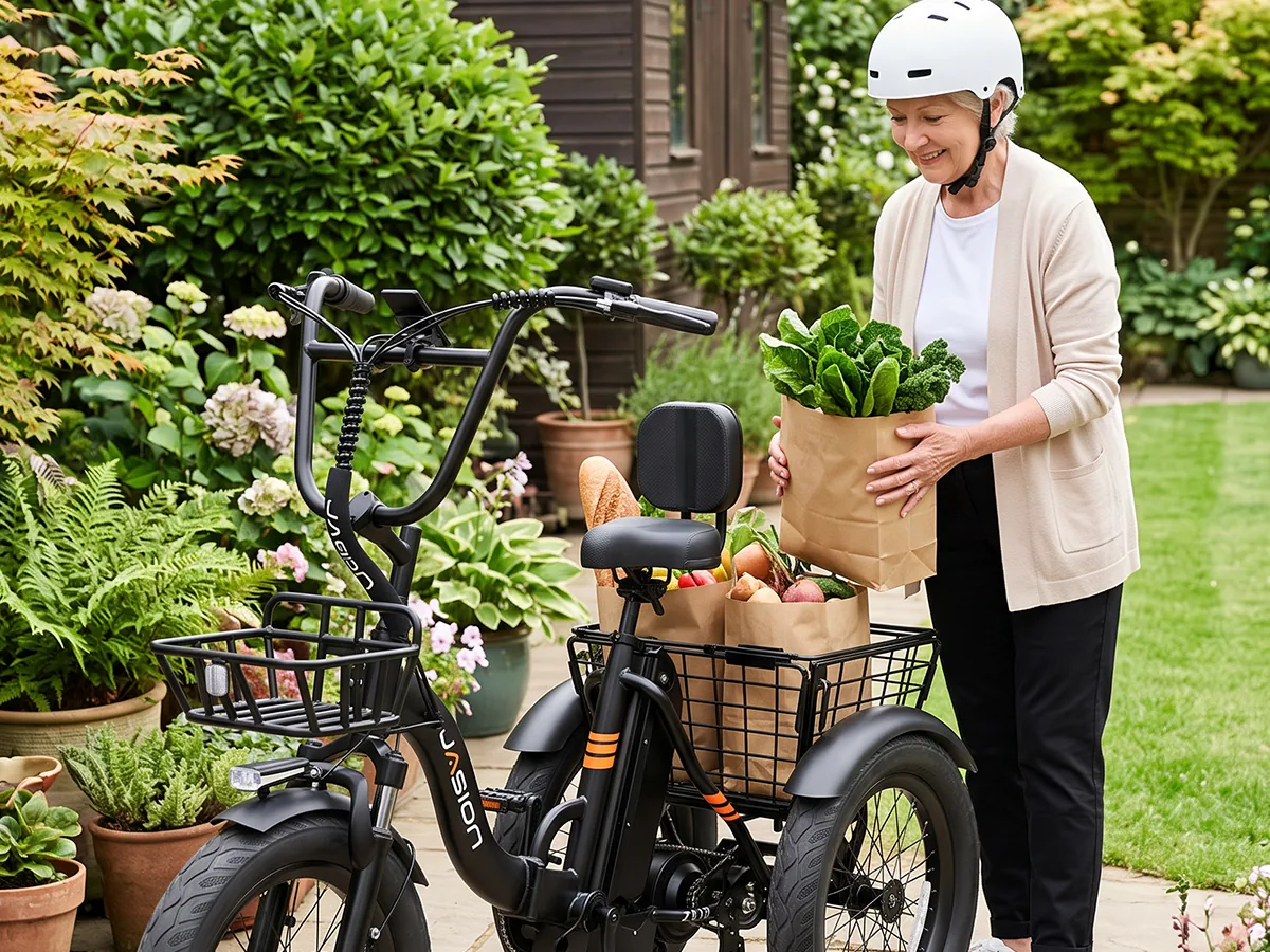 View photo: Jasion JT18 Electric Trike in Black