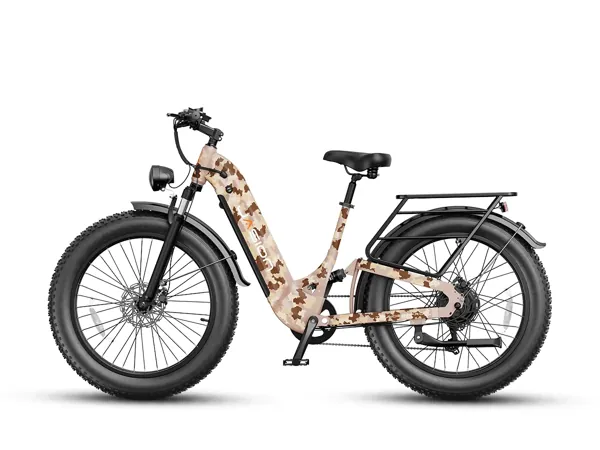 Jasion Thunder Pro ST, Jasion step-through fat-tire e-bike, new at Lake Park Bicycles in North Palm Beach